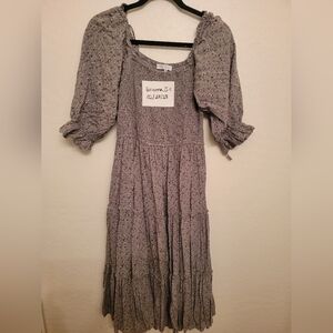 Ivy city co Basil green cottagecore Dress